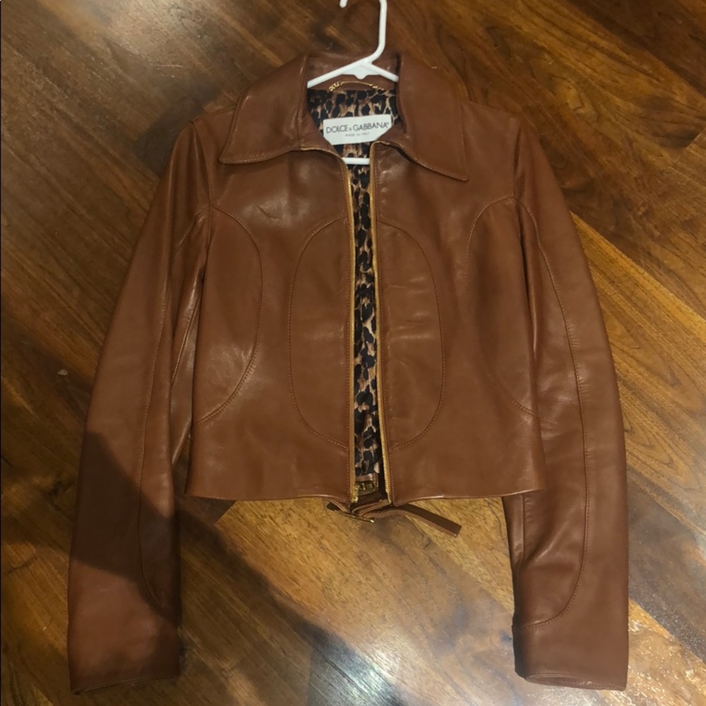 Dolce & Gabbana Leather Jacket